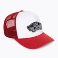 Cappello Uomo Classic Patch Curved Bill Trucker rosso