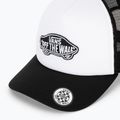 Vans Classic Patch Curved Bill Trucker berretto da baseball per bambini nero/bianco 3