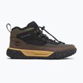 Scarpe Timberland per bambini Greenstride Motion 6 Low Lace in nabuk nero/marrone 10