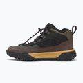 Scarpe Timberland per bambini Greenstride Motion 6 Low Lace in nabuk nero/marrone 11