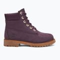Timberland Premium 6 In Lace scarpe per bambini in nubuck viola scuro 2