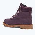 Timberland Premium 6 In Lace scarpe per bambini in nubuck viola scuro 3