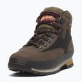 Scarpe Euro Hiker Mid da uomo Timberland in nabuk marrone scuro 9