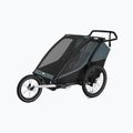 Rimorchio per bicicletta doppio Thule Chariot Cab ardesia scuro 10
