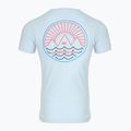 Maglietta Quiksilver Summit Sunset da uomo in combinazione blu/rosso 2