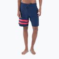 Pantaloncini da bagno Hurley Phantom Block Party 18" da uomo in blu paglierino