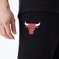 Felpa New Era NBA Team Script Chicago Bulls nera da uomo 7