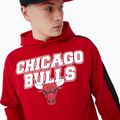 Felpa con cappuccio New Era NBA Large Graphic OS Chicago Bulls rosso da uomo 4