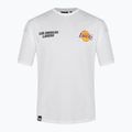Uomo New Era NBA Large Graphic BP OS Tee Los Angeles Lakers bianco 6