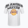 Uomo New Era NBA Large Graphic BP OS Tee Los Angeles Lakers bianco 7
