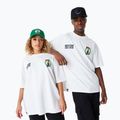 Uomo New Era NBA Large Graphic BP OS Tee Boston Celtics bianco 7