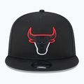 Cappello New Era Split Logo 9Fifty Chicago Bulls nero 3