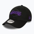 Cappello da baseball New Era Side Patch 9Forty Los Angeles Lakers Uomo nero 2