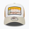 Cappello da baseball New Era Patch Trucker beige chiaro da uomo 2