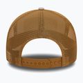 Cappello da baseball New Era Patch Trucker beige chiaro da uomo 4