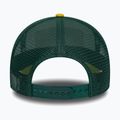 Cappello da baseball New Era Patch Trucker giallo da uomo 4
