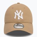 Cappello da baseball New Era League Essential 9Twenty New York Yankees beige chiaro 2