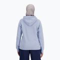 Felpa con cappuccio New Balance Core Fleece Donna, viola chiaro 3