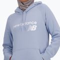 Felpa con cappuccio New Balance Core Fleece Donna, viola chiaro 4