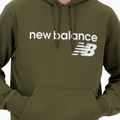 Felpa con cappuccio New Balance Core Fleece Uomo, muschio scuro 4