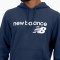 Uomo New Balance Core Fleece Felpa con cappuccio nb navy 3