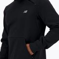 Felpa con cappuccio New Balance Tech Knit Uomo nero 4