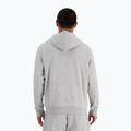 Felpa con cappuccio New Balance Stacked Logo French Terry grigio atletico da uomo 8
