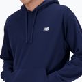 Felpa con cappuccio New Balance Small Logo French Terry Uomo nb navy 4