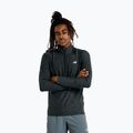 Felpa da running uomo New Balance Space Dye 1/4 Zip black