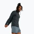 Felpa da running uomo New Balance Space Dye 1/4 Zip black 4