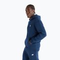 Felpa New Balance Core Brushed Full Zip uomo navy 2