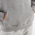 Felpa con cappuccio New Balance donna in pile grigio atletico 6