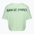 Maglietta da allenamento donna Nike Pro Dri-Fit Cropped verde vapore 2