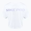 Maglietta da allenamento Nike Dri-Fit Pro donna bianco 2