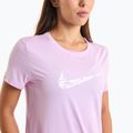 Maglietta Nike One Swoosh donna lilla fiorito/bianco 3