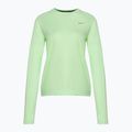 Donna Nike Dri-Fit Pacer Crew running a maniche lunghe verde vapore