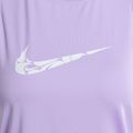 Canotta da running donna Nike One Graphic TT lilla fiorito/bianco 3