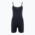 Tuta Nike One Dri-FIT Short donna nero/marrone chiaro/grigio freddo