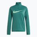 Felpa da running Nike Swoosh Dri-FIT 1/4-Zip Mid Donna bicoastal/verde evapor