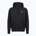 Felpa con cappuccio Nike Club French Terry Uomo nero/nero/bianco 8