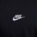 Felpa con cappuccio Nike Club French Terry Uomo nero/nero/bianco 7