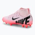Nike Mercurial Superfly 9 Club FG/MG Junior rosa schiuma/nero scarpe da calcio per bambini 3
