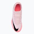 Nike Mercurial Superfly 9 Club FG/MG Junior rosa schiuma/nero scarpe da calcio per bambini 5