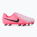 Nike Tiempo Legend 10 Club FG/MG rosa schiuma/nero scarpe da calcio per bambini 2