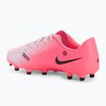 Nike Tiempo Legend 10 Club FG/MG rosa schiuma/nero scarpe da calcio per bambini 3