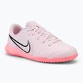 Nike Tiempo Legend 10 Academy IC rosa schiuma/nero scarpe da calcio per bambini