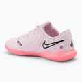 Nike Tiempo Legend 10 Academy IC rosa schiuma/nero scarpe da calcio per bambini 3