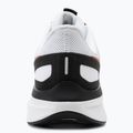 Nike Structure 25 uomini scarpe da corsa bianco / nero / luce mmoke grey / rosso fuoco 6