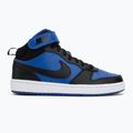 Scarpe da bambino Nike Court Borough Mid 2 game royal/white/black 2