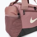 Nike Brasilia 9.5 Duffle 25 l borsa da allenamento smokey mauve/nero/light orewood brown 5